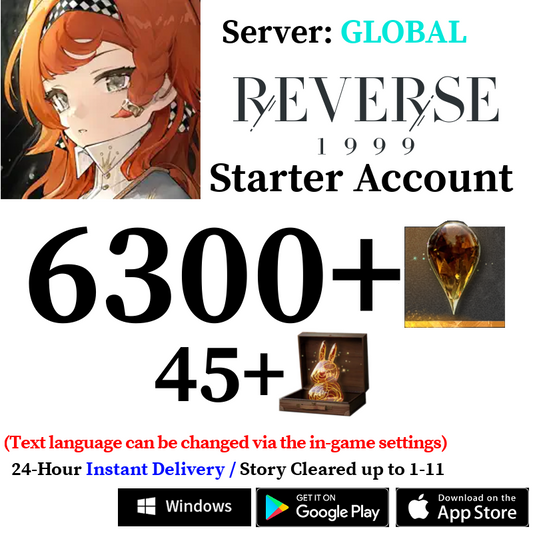 [GLOBAL] [INSTANT] (BUY 2 GET 3) 6300+ Gems | Reverse: 1999 Starter Reroll Account