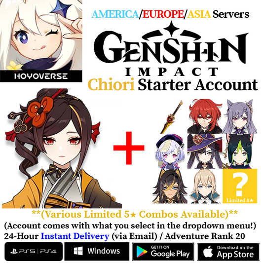 [AMERICA/EUROPE/ASIA] [INSTANT] Chiori Genshin Impact Account AR20