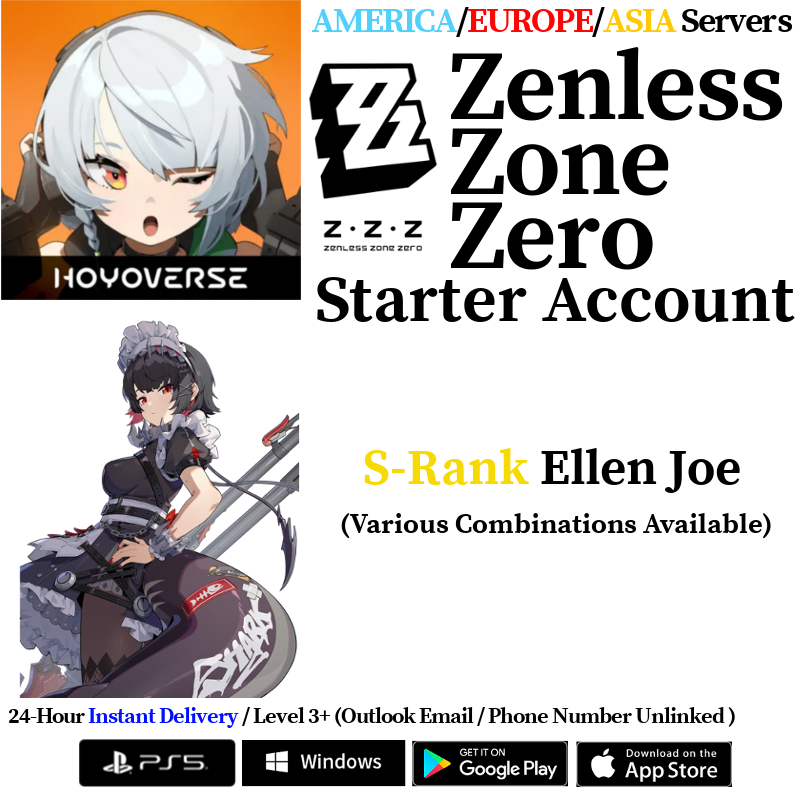 [AMERICA/EUROPE/ASIA] [INSTANT] Ellen Joe Zenless Zone Zero Starter Account