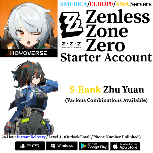 [AMERICA/EUROPE/ASIA] [INSTANT] Zhu Yuan Zenless Zone Zero Starter Account