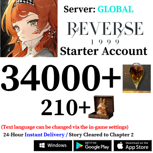 [GLOBAL] [INSTANT] 30000 - 34000+ Gems | Reverse: 1999 Reroll Account