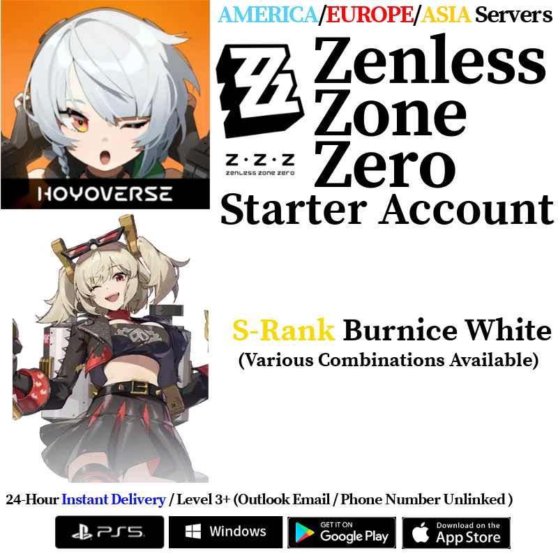 [AMERICA/EUROPE/ASIA] [INSTANT] Burnice White Zenless Zone Zero Starter Account