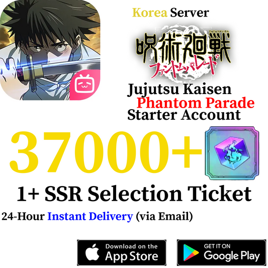 [KOREA] [INSTANT] 13000-54000+ Gems | Jujutsu Kaisen Phantom Parade Reroll Account