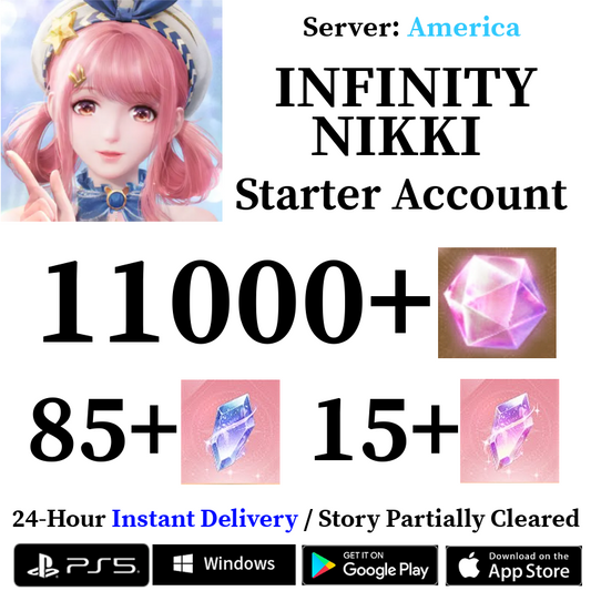 [AMERICA] [INSTANT] 11000+ Diamonds | Infinity Nikki Starter Reroll Account