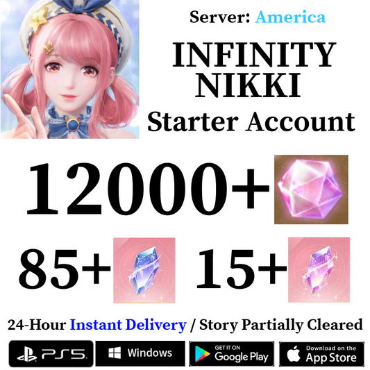 [AMERICA] [INSTANT] 12000+ Diamonds | Infinity Nikki Starter Reroll Account