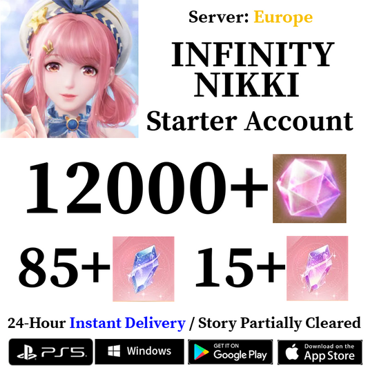 [EUROPE] [INSTANT] 12000+ Diamonds | Infinity Nikki Starter Reroll Account