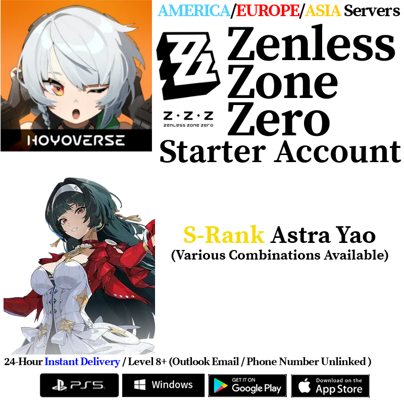 [AMERICA/EUROPE/ASIA] [INSTANT] Astra Yao Zenless Zone Zero Starter Account